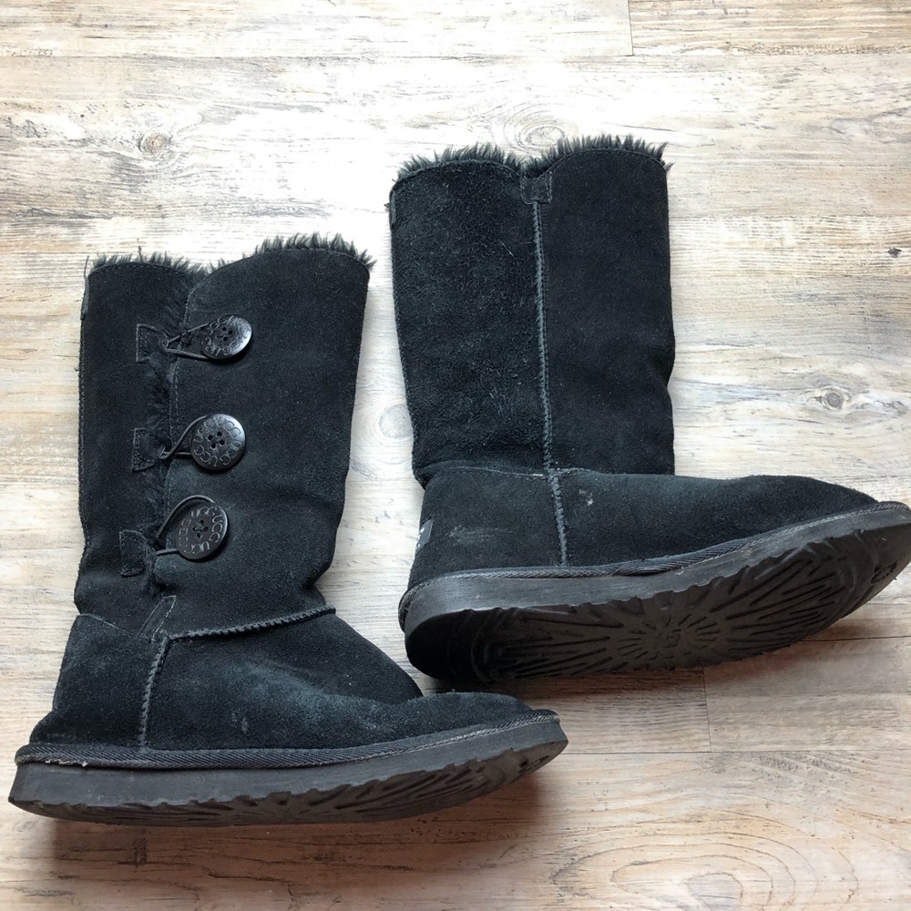 Ugg Bailey Button Triplet Black Boots - image 1